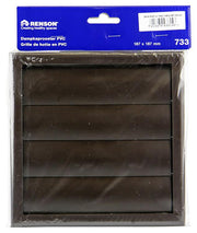 Renson 1006375 - dampkaprooster opbouw 733 pvc ral 8019 187x187mm | 2 stuks - afbeelding 5