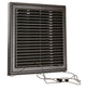 Renson 1006371 - regelbare rooster opb. 732 pvcral 8019 250x250mm | 2 stuks