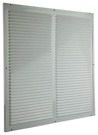 Renson 1006339 - schoepenrooster + kader + mug.opbouw 437 ral9010 500x500mm | 2 stuks