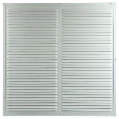 Renson 1006339 - schoepenrooster + kader + mug.opbouw 437 ral9010 500x500mm | 2 stuks