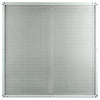 Renson 1006339 - schoepenrooster + kader + mug.opbouw 437 ral9010 500x500mm | 2 stuks