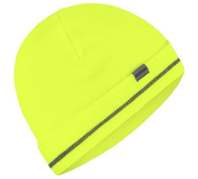 Dassy gebreide muts xipe fluogeel