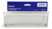 Renson 1006420 - set 2 st.pvc bevestigings- beugels 7023 wit 204x60mm | 5 stuks - afbeelding 2