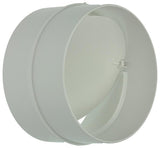 Renson 1006398 - pvc verbindingsstuk + terugslagklep 7007 wit ø 100 | 2 stuks - afbeelding 6