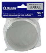 Renson 1006398 - pvc verbindingsstuk + terugslagklep 7007 wit ø 100 | 2 stuks - afbeelding 2
