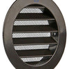 Renson 1006260 - ronde rooster inbouw 434 r alural 8019 ø 100 | 10 stuks