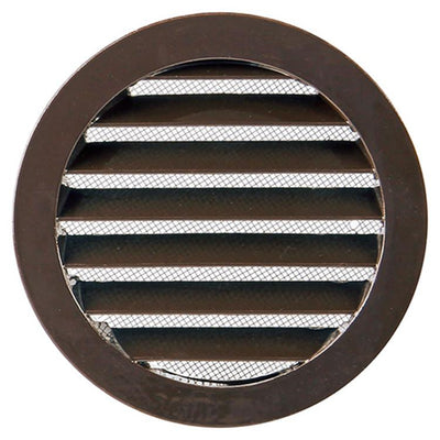 Renson 1006263 - ronde rooster inbouw 434 r alural 8019 ø 125 | 10 stuks