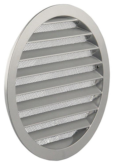 Renson 1006270 - ronde rooster inbouw 434 r alural 9006 ø 200 | 5 stuks