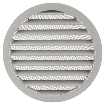 Renson 1006270 - ronde rooster inbouw 434 r alural 9006 ø 200 | 5 stuks