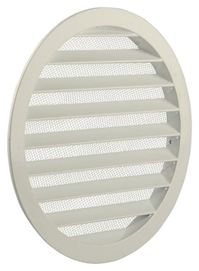 Renson 1006271 - ronde rooster inbouw 434 r alural 9010 ø 200 | 5 stuks