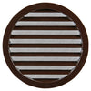 Renson 1006272 - ronde rooster inbouw 434 r alural 8019 ø 200 | 5 stuks