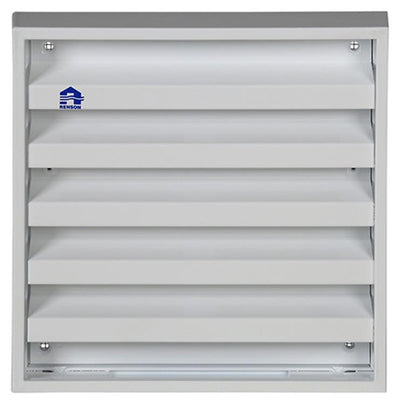 Renson 1013926 - opbouw muurrooster alu wit 431 165x165mm | 2 stuks