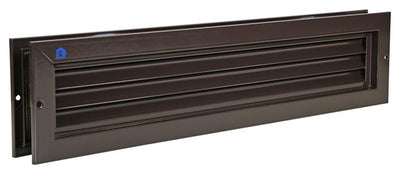 Renson 1006608 - deurrooster. 461 ral 8019 425x76mm | 2 stuks