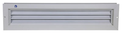 Renson 1006753 - deurrooster 461 ral9010 425x76mm | 2 stuks