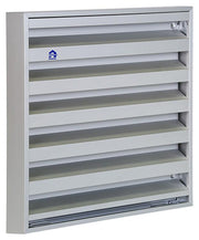 Renson 1013929 - opbouwmuurrooster alu natuur 431 225x225mm | 2 stuks - afbeelding 1