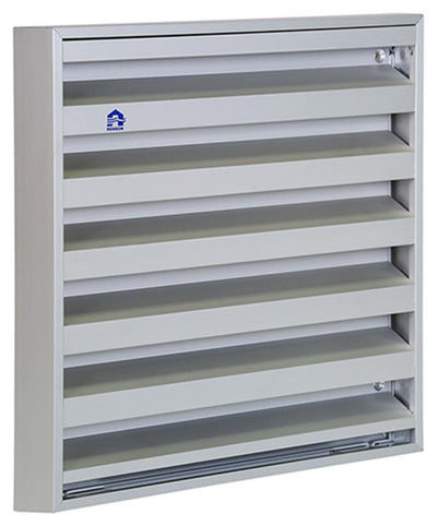 Renson 1013929 - opbouwmuurrooster alu natuur 431 225x225mm | 2 stuks