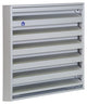 Renson 1013929 - opbouwmuurrooster alu natuur 431 225x225mm | 2 stuks