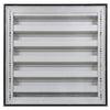 Renson 1013929 - opbouwmuurrooster alu natuur 431 225x225mm | 2 stuks