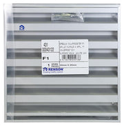 Renson 1013929 - opbouwmuurrooster alu natuur 431 225x225mm | 2 stuks - afbeelding 4