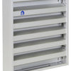Renson 1013925 - opbouw muurrooster alu natuur 431 165x165mm | 2 stuks