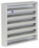 Renson 1013925 - opbouw muurrooster alu natuur 431 165x165mm | 2 stuks