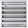 Renson 1013925 - opbouw muurrooster alu natuur 431 165x165mm | 2 stuks