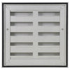 Renson 1013925 - opbouw muurrooster alu natuur 431 165x165mm | 2 stuks