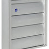 Renson 1013526 - lamellenrooster alu natuur 433 173x173mm | 2 stuks