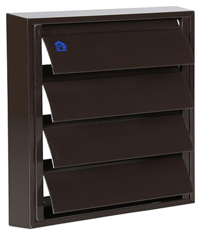 Renson 1013923 - lamellenrooster alu bruin 433 173x173mm | 2 stuks