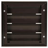 Renson 1013923 - lamellenrooster alu bruin 433 173x173mm | 2 stuks