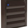 Renson 1013923 - lamellenrooster alu bruin 433 173x173mm | 2 stuks
