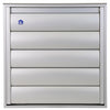 Renson 1013924 - lamellenrooster alu natuur 433 210x210mm | 2 stuks