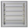 Renson 1013924 - lamellenrooster alu natuur 433 210x210mm | 2 stuks