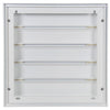 Renson 1013879 - lamellenrooster alu wit 433 210x210mm | 2 stuks
