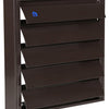 Renson 1014555 - lamellenrooster alu bruin 433 210x210mm | 2 stuks