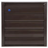 Renson 1014555 - lamellenrooster alu bruin 433 210x210mm | 2 stuks