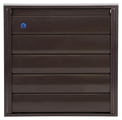 Renson 1014555 - lamellenrooster alu bruin 433 210x210mm | 2 stuks