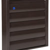 Renson 1014555 - lamellenrooster alu bruin 433 210x210mm | 2 stuks