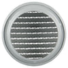Renson 1008243 - ronde schoepenrooster inb. 435 r ral 9006 ø 100 | 8 stuks