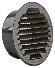 Renson 1008245 - ronde schoepenrooster inb. 435 r ral 8019 ø 100 | 8 stuks - afbeelding 1