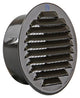 Renson 1008245 - ronde schoepenrooster inb. 435 r ral 8019 ø 100 | 8 stuks