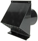 Renson 1053826 - geveldoorvoer zwart dia 150 | 1 stuks