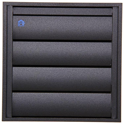 Renson 1057984 - dampkaprooster 433 (173x173) ral 9005 zwart | 2 stuks