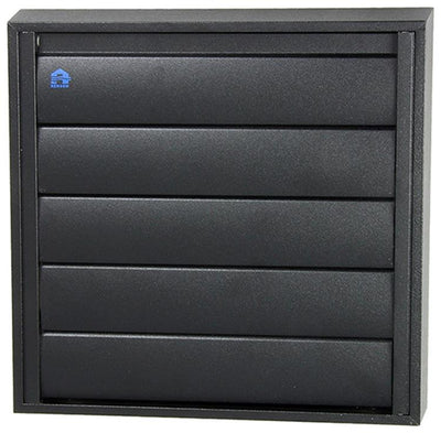 Renson 1057985 - dampkaprooster 433 (210x210) ral 9005 zwart | 2 stuks