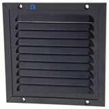Renson 1057986 - opbouw schoepenr kader gaas 437 (150x150) ral 9005 zwart | 2 stuks - afbeelding 1