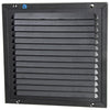 Renson 1057987 - opbouw schoepenr kader gaas 437 (200x200) ral 9005 zwart | 2 stuks