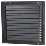 Renson 1057987 - opbouw schoepenr kader gaas 437 (200x200) ral 9005 zwart | 2 stuks - afbeelding 1