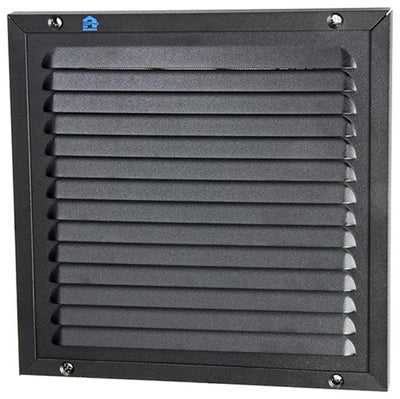 Renson 1057987 - opbouw schoepenr kader gaas 437 (200x200) ral 9005 zwart | 2 stuks