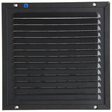 Renson 1057987 - opbouw schoepenr kader gaas 437 (200x200) ral 9005 zwart | 2 stuks - afbeelding 2