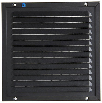 Renson 1057987 - opbouw schoepenr kader gaas 437 (200x200) ral 9005 zwart | 2 stuks